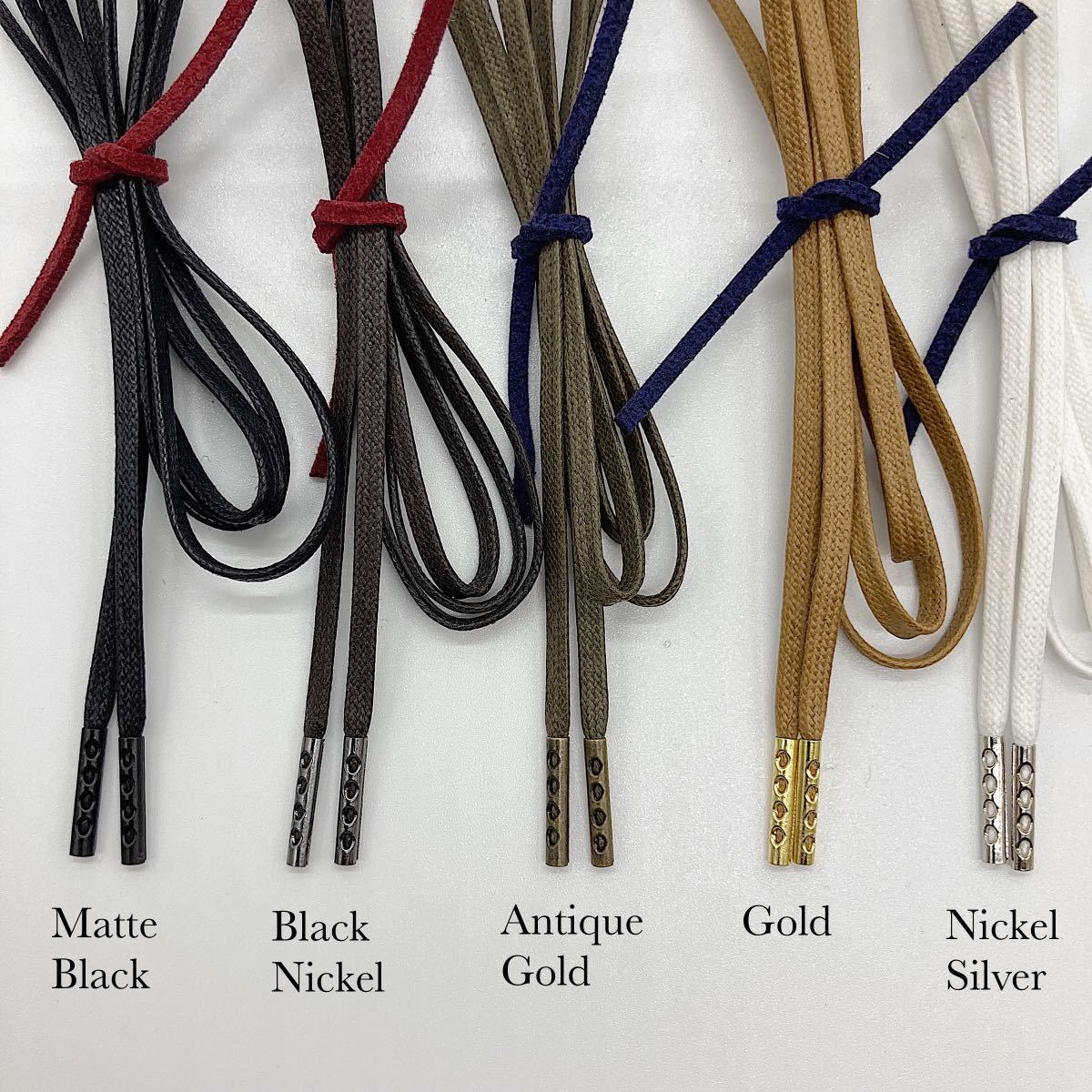 [Shoelace LABO]Waxed Cotton Round Laces 2.5mm/ low discount circle cord 2.5mm/121cm~200cm/ shoes cord leather shoes shoe race order boots 