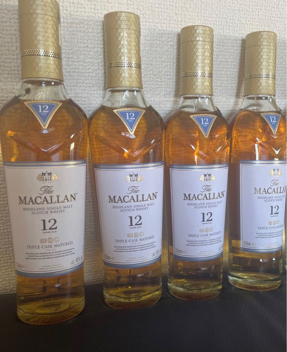 マッカラン12年 トリプルカスク ハーフボトル MACALLAN 4本