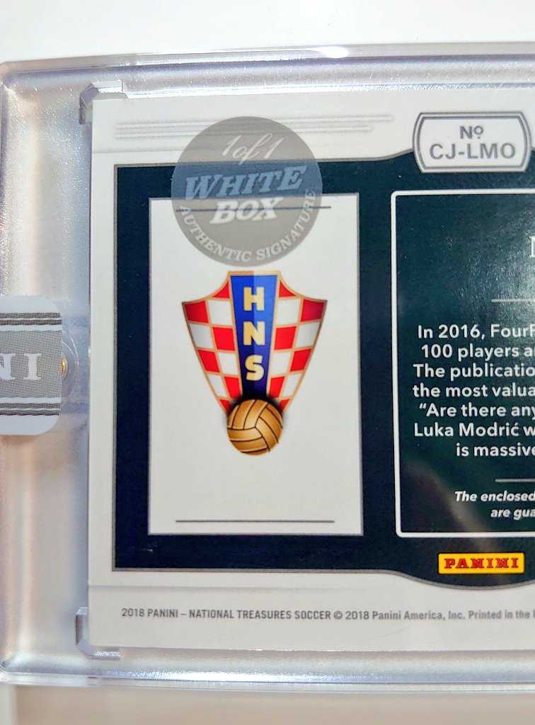 PANINI WHITEBOX 1/1 ルカ モドリッチ LUKA MODRIC クロアチア代表