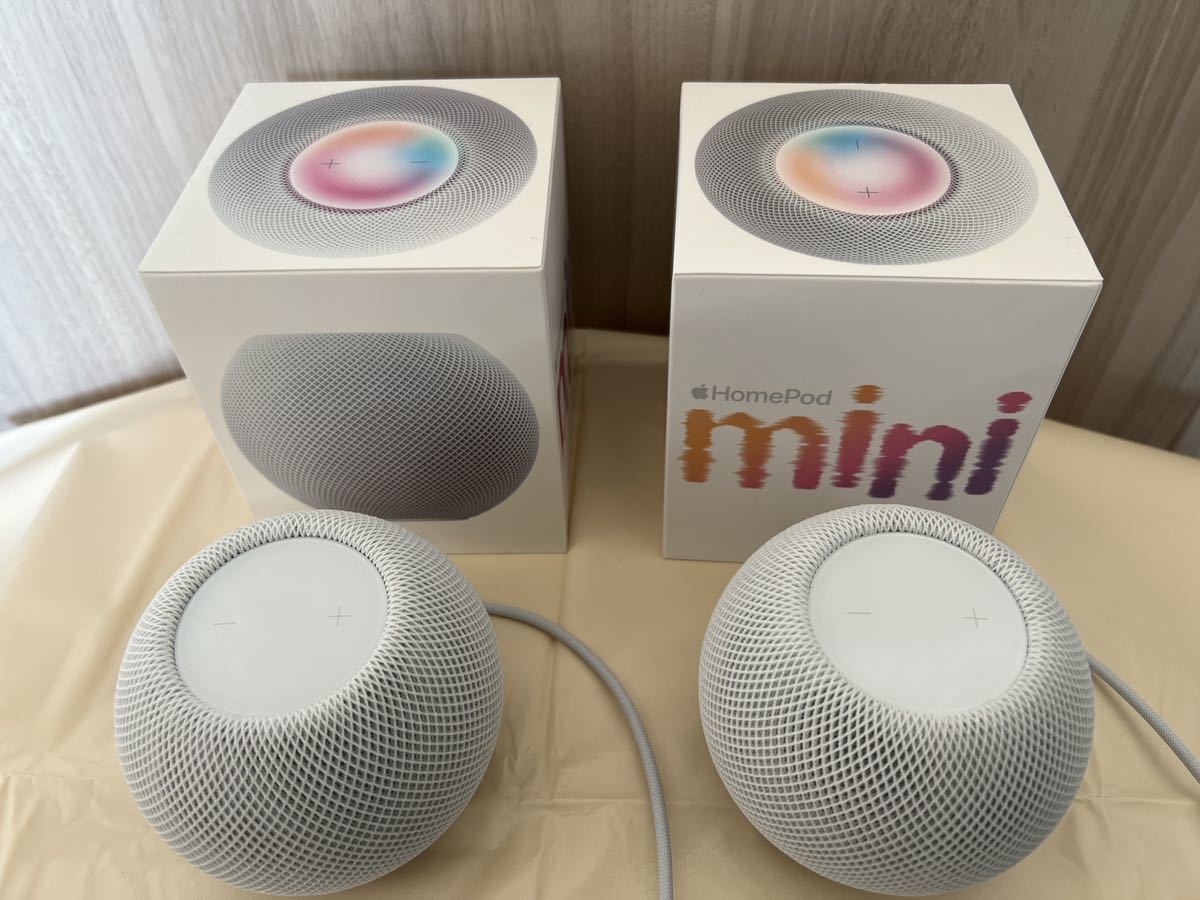 ヤフオク! - Apple Homepod mini ホワイト2個セット