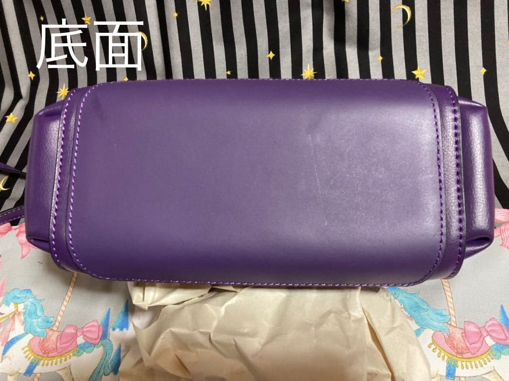 ANNA SUI アナスイ バッグ パープル 紫 ショルダー カバン 革製 ANNA SUI アナスイ バッグ パープル 紫 ショルダー カバン 革製