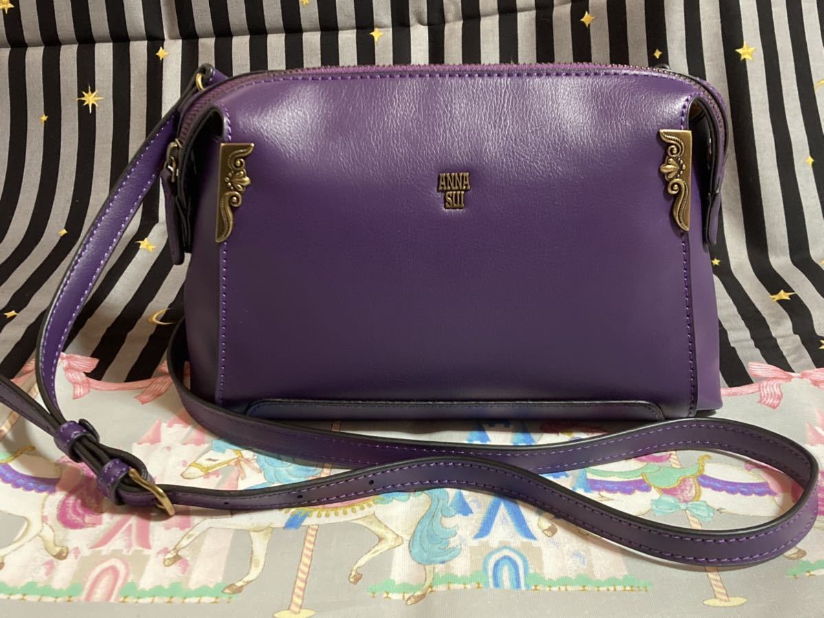 ✨ANNA SUI✨本革ハンドバッグ - ハンドバッグ