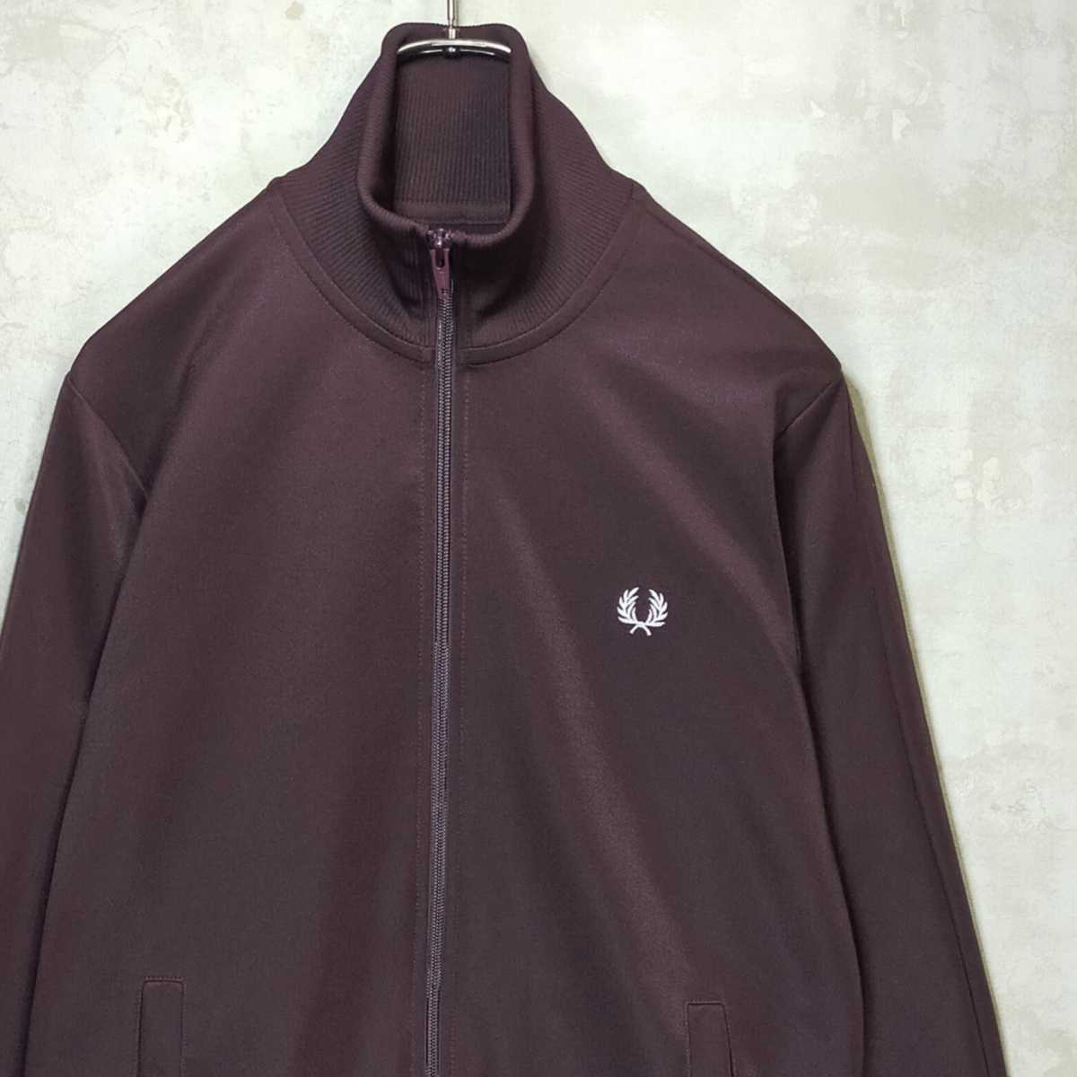 激レア】フレッドペリー FRED PERRY M パープルブラウン 茶 紫 ロゴ