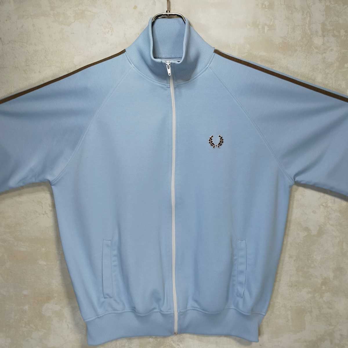 激レア】くすみ系 フレッドペリー FRED PERRY 2XL ブルー 青 ブラウン