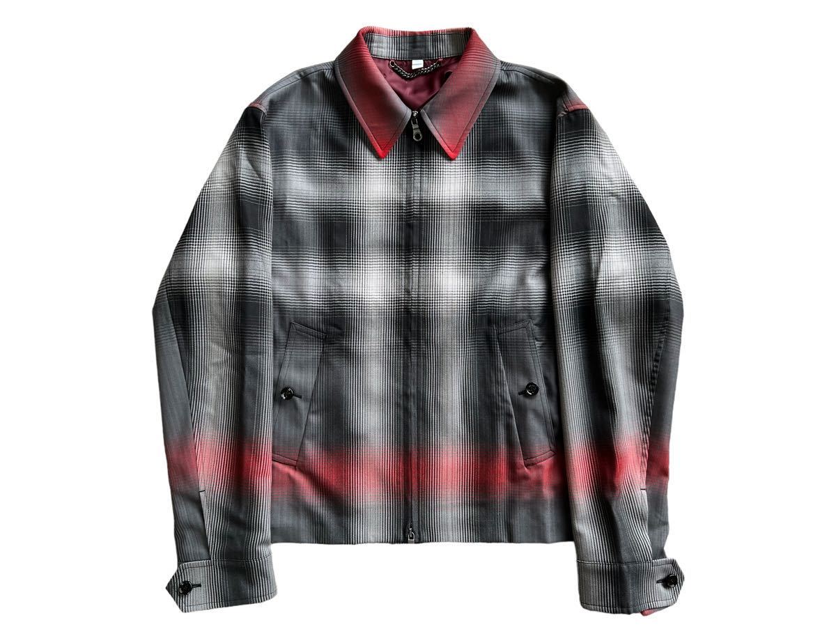 【極美品】BURBERRY バーバリー【8061565】ブラーチェック ウール ハリントンジャケット 定価¥253,000-　サイズ：50_画像1