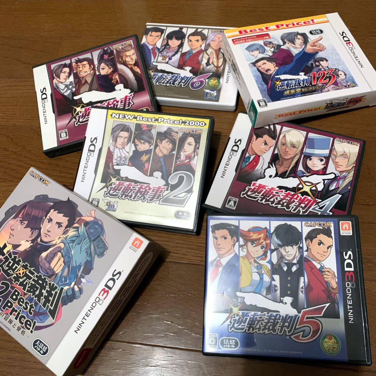本物保証! 逆転裁判 1~6 セット superior-quality.ru:443
