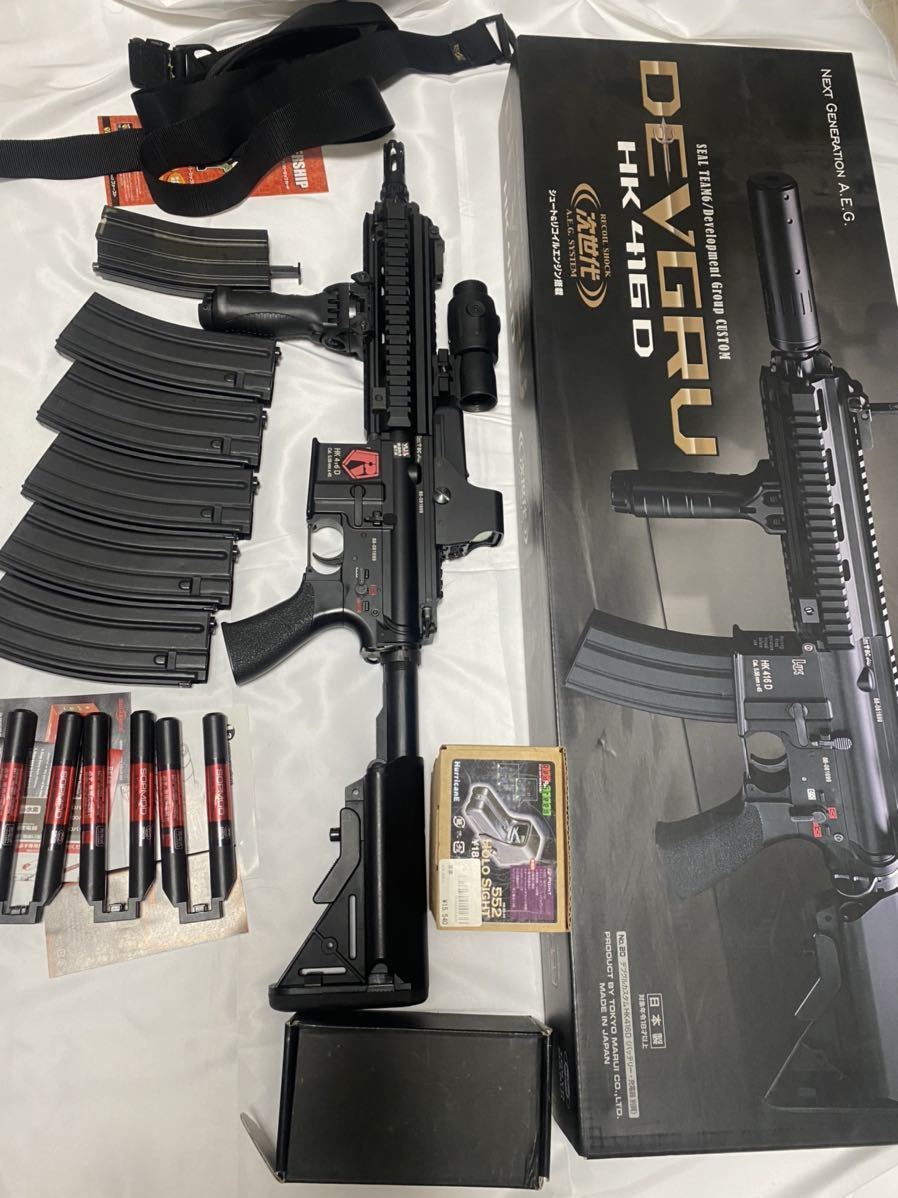 東京マルイ 次世代電動ガン HK 416D DEVGRU 別売り付属品多数セット み