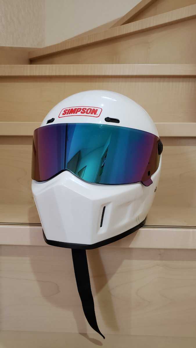 シンプソンヘルメットSIMPSON スーパーバンディット9 希少パール