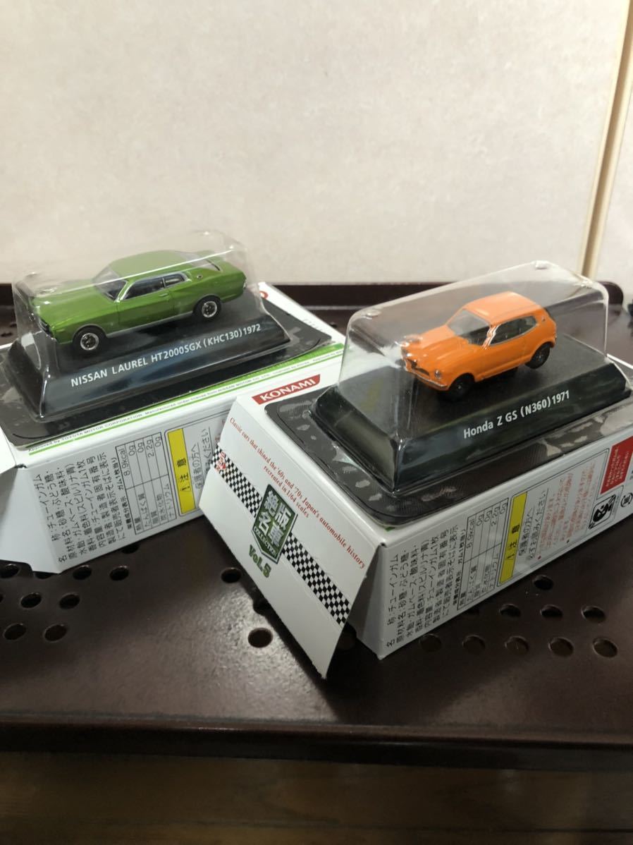 4400 ブリスター未開封 1箱 10個セット 絶版名車コレクションVol. 5 1/64 コナミ トヨタ マツダ ニッサン HONDA フェアレディ スカイライン_画像8