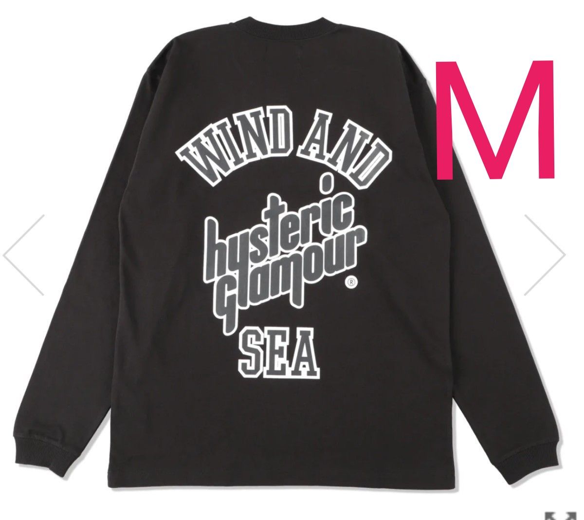 同時購入品 HYSTERIC GLAMOUR WDS L/S T SHIRT 黒L Tシャツ/カットソー