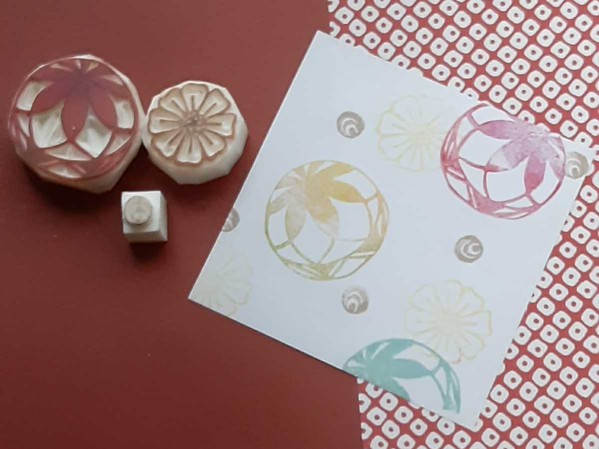 ヤフオク! 消しゴムはんこ 和柄 C 消しゴムはんこ c