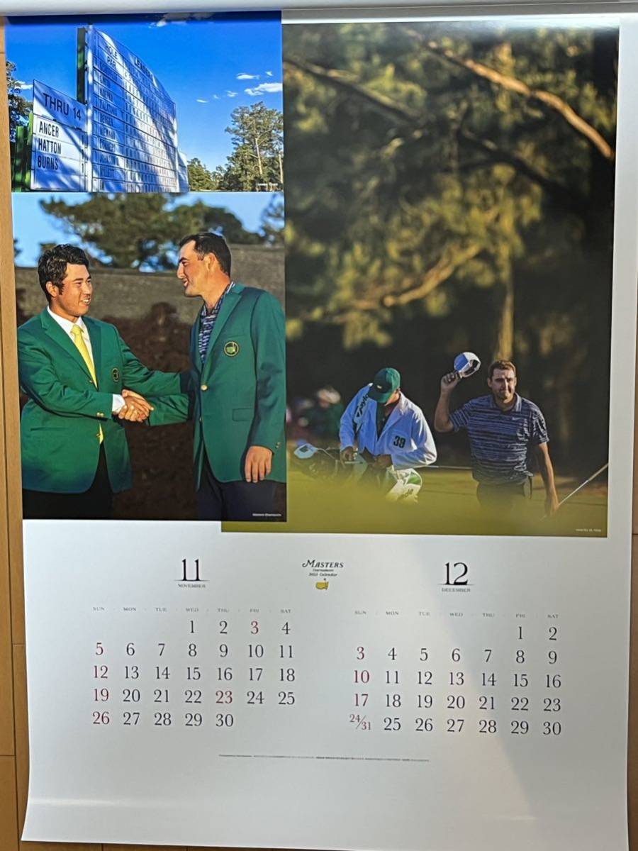 マスターズ カレンダー 2023 ゴルフ 企業名なし パノラマカレンダー
