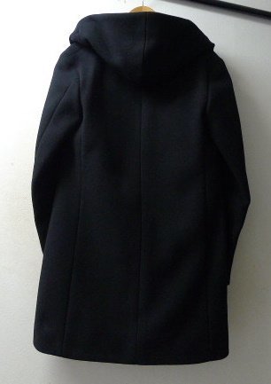 ◆JUN HASHIMOTO ジュンハシモト 美品 WRAP COAT 良質 ラップ メルトン ウール コート3 定価11万ほど 11011720001 サイズ3_画像5