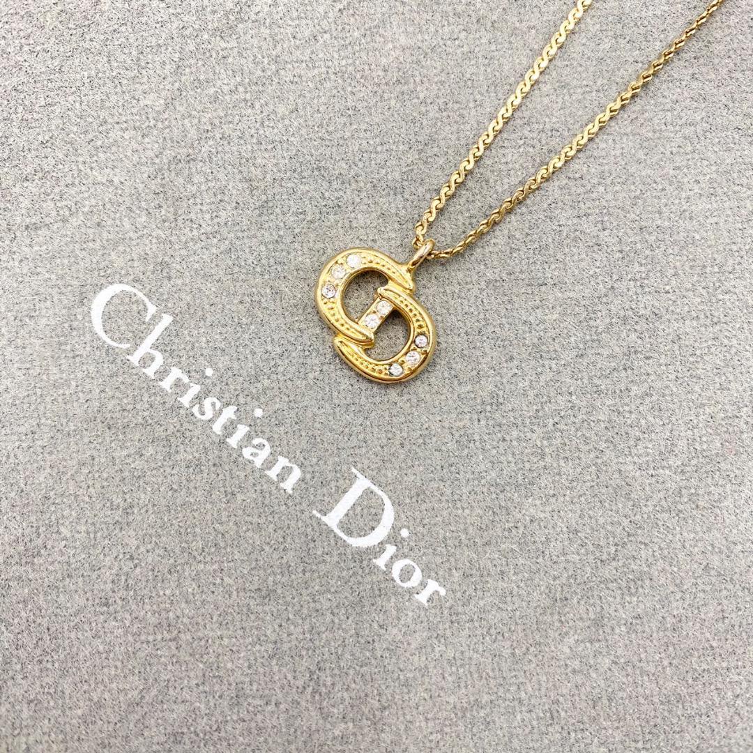 美品】Christian Dior クリスチャンディオール ネックレス CDロゴ