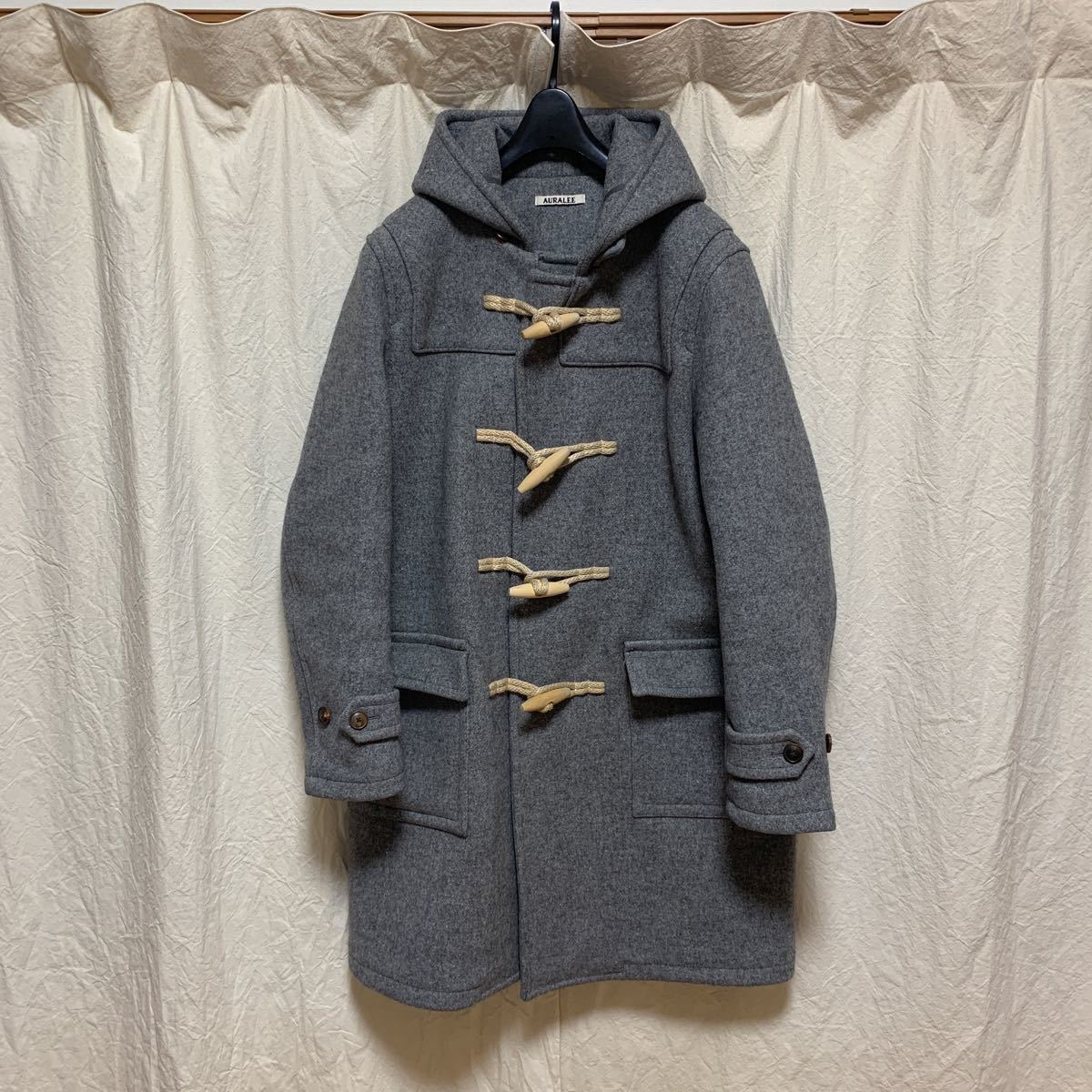 メーカー包装済】 極美品 オーラリー 日本製 COAT 3 GLOVERALL