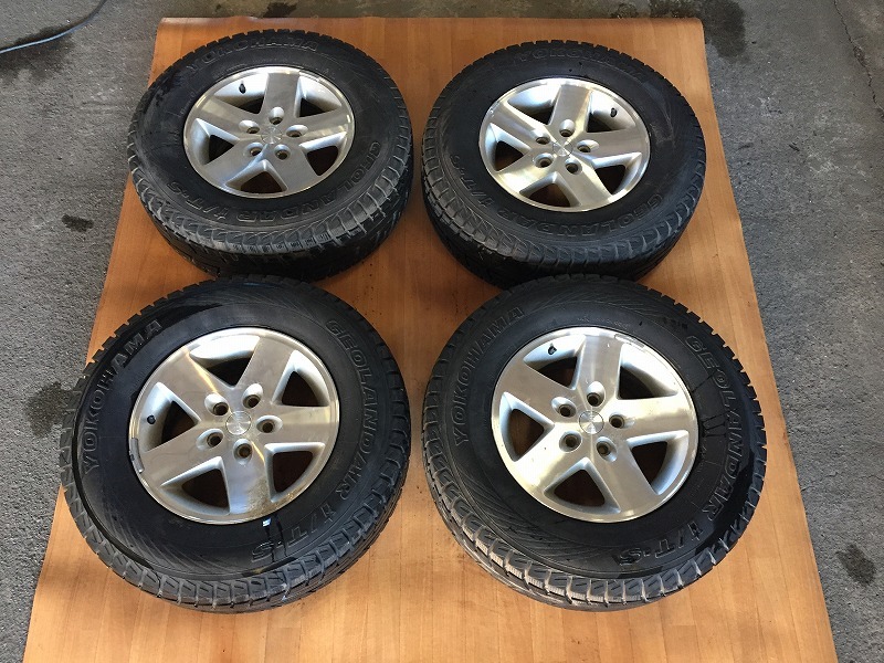 jeepラングラーjk純正ホイールスタッドレスタイヤ4本セット-