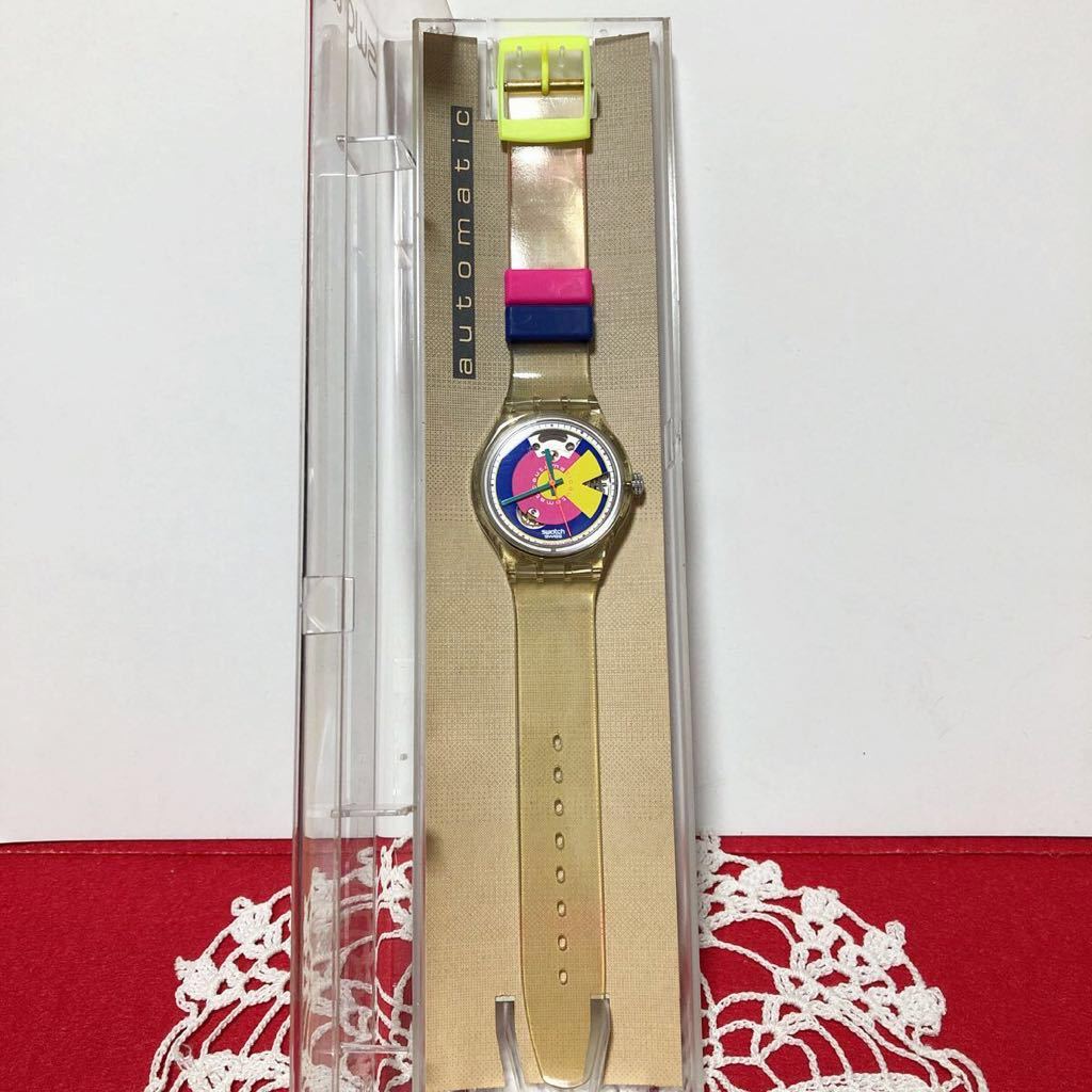 値引きする Swatch 腕時計 ピンク系文字盤◇箱付き未使用品◇激レア