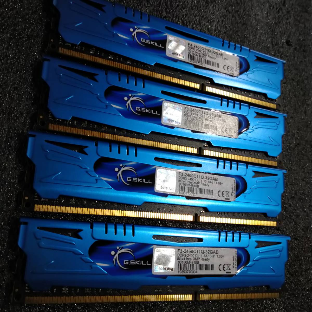 [ used ]DDR3 memory 32GB(8GB4 sheets set ) G.SKILL ARES F3-2400C11Q-32GAB [DDR3-2400 PC3-19200]