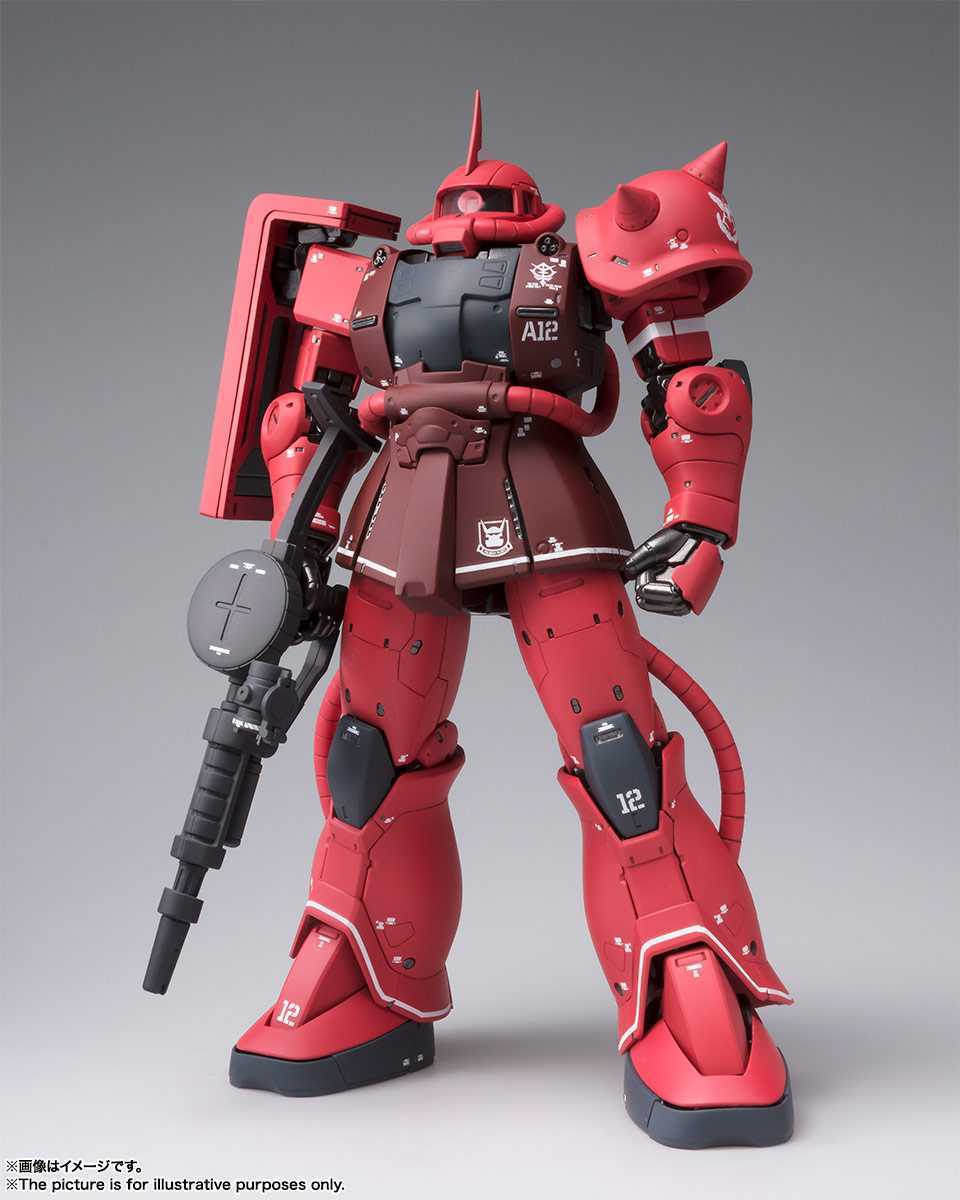 希少!! 新品未開封!! バンダイ メタルコンポジット シャア専用ザクII #1018 GUNDAM FIX FIGURATION METAL COMPOSITE MS-06S CHAR'S ZAKUII_見本画像