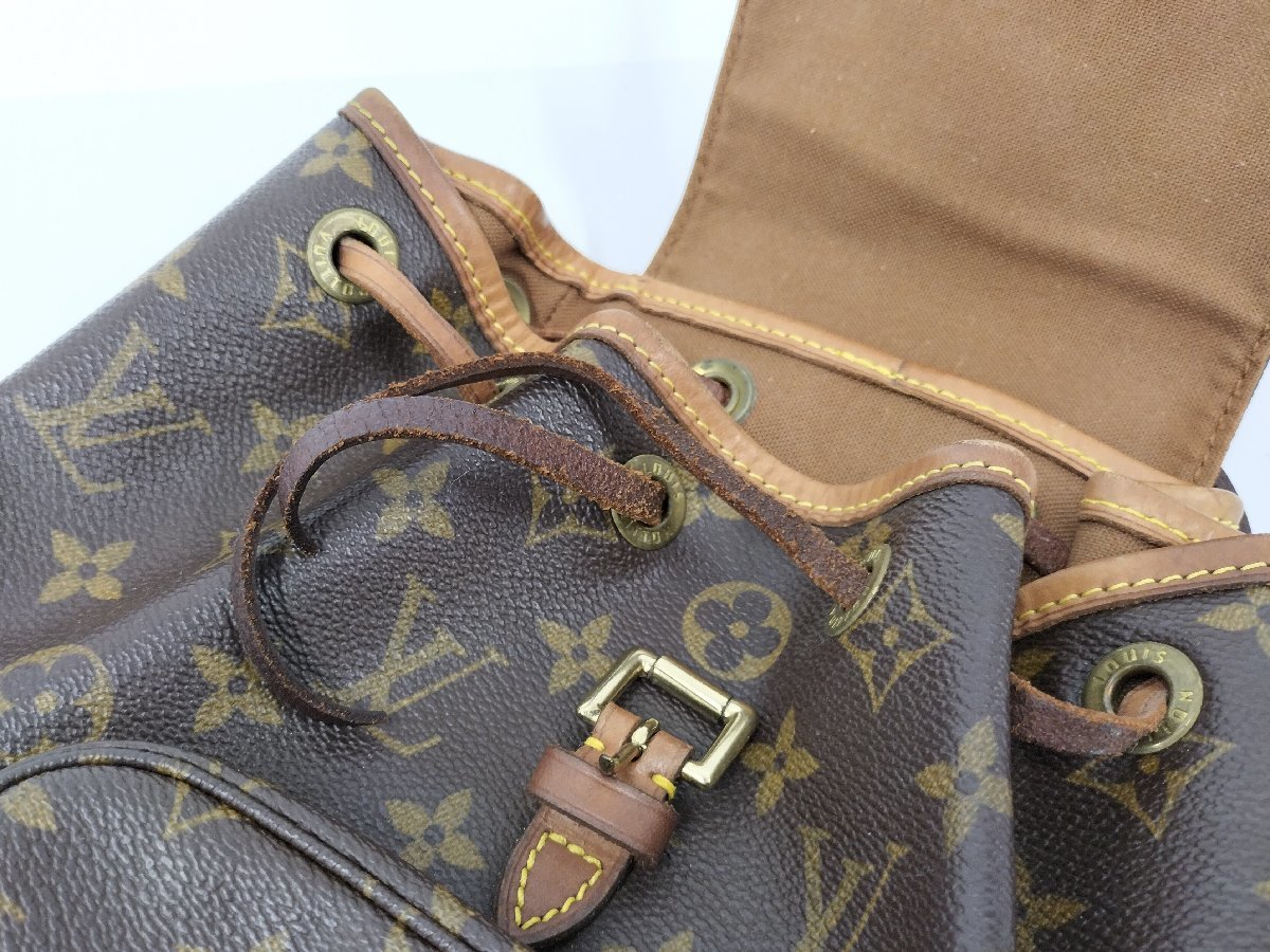 ○ルイヴィトン LOUIS VUITTON ミニモンスリ リュックサック