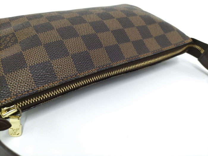 LOUIS VUITTON ポシェット アクセソワール ポーチ ダミエ エベヌ