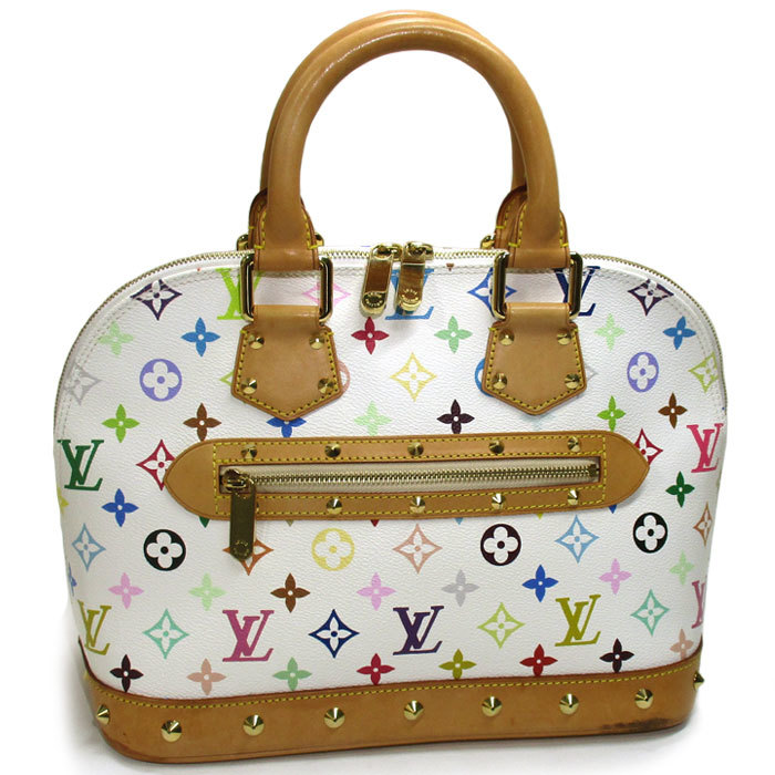 LOUIS VUITTON アルマ ハンドバッグ モノグラム マルチカラー ブロン