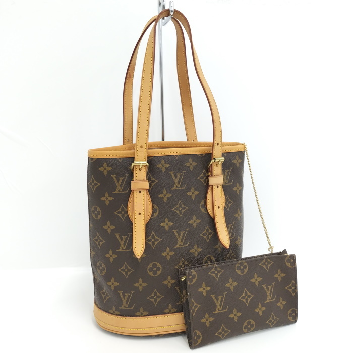 数量は多い LOUIS VUITTON バケットPM トートバッグ モノグラム