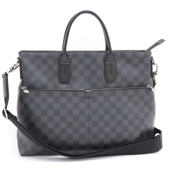 【】LOUIS VUITTON 7DW 2WAY ブリーフケース ダミエ グラフィット N41564