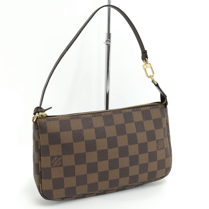 LOUIS VUITTON ポシェット アクセソワール ポーチ ダミエ エベヌ