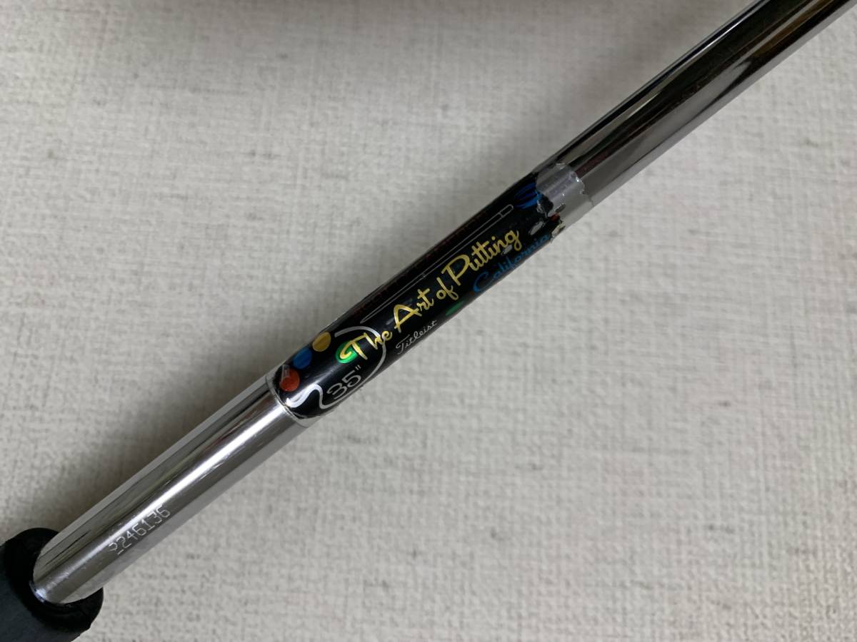 【美品】 スコッティキャメロン カリフォルニア デルマー 35 パター ゴルフ スコッティキャメロン カリフォルニア デルマー 35インチ SCOTTY