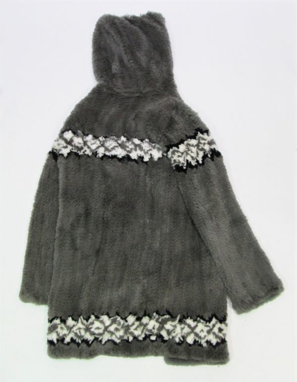 正規品 ISAMUKATAYAMA BACKLASH ラビットファー ダッフルコート イサムカタヤマ バックラッシュ 毛皮COAT レザージャケット 2 HB-17_画像3