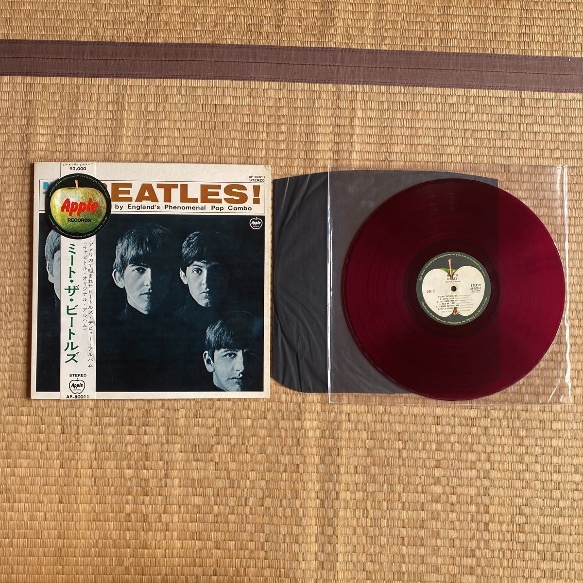 赤盤 BEATLES ビートルズ ミート・ザ・ビートルズ / レコード LP