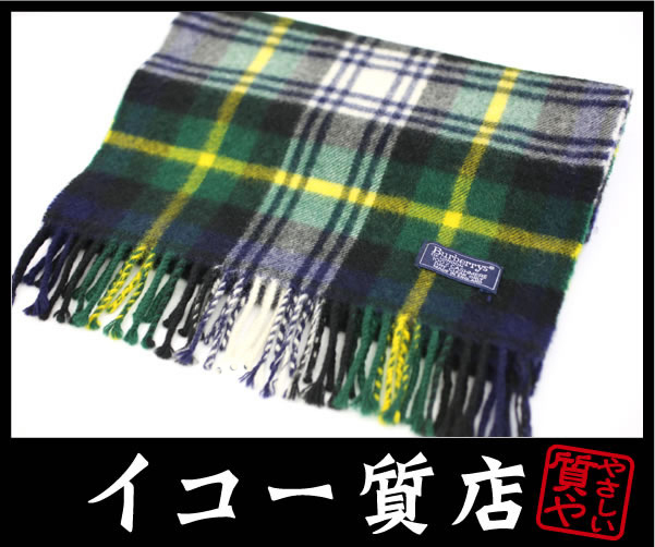 から厳選した BURBERRY バーバリー ユニセックス【中古】 ブルー