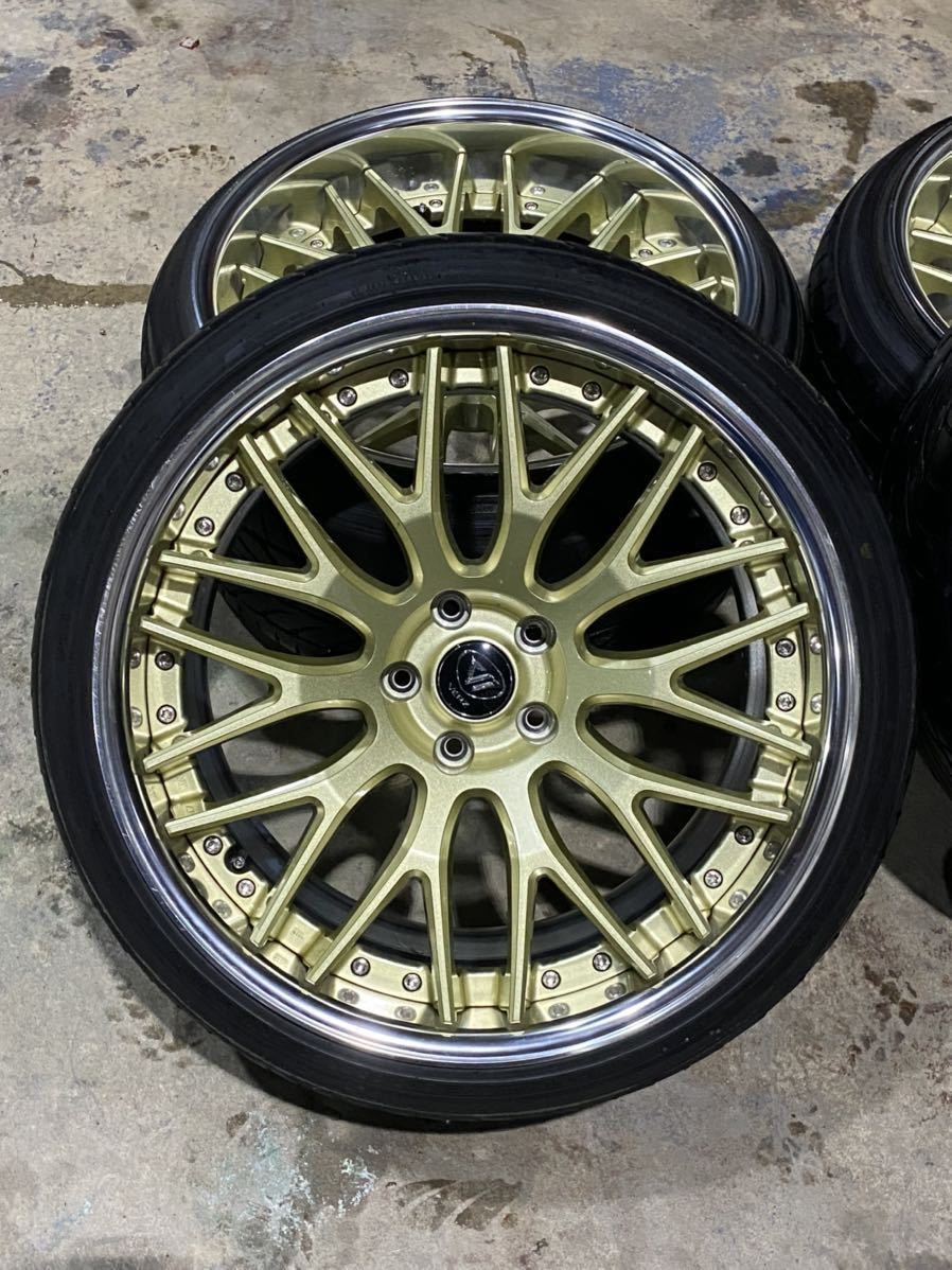 人気が高い WORK LF1 ワーク ランベック 20×8J 5H114.3 +50 中古品 4本