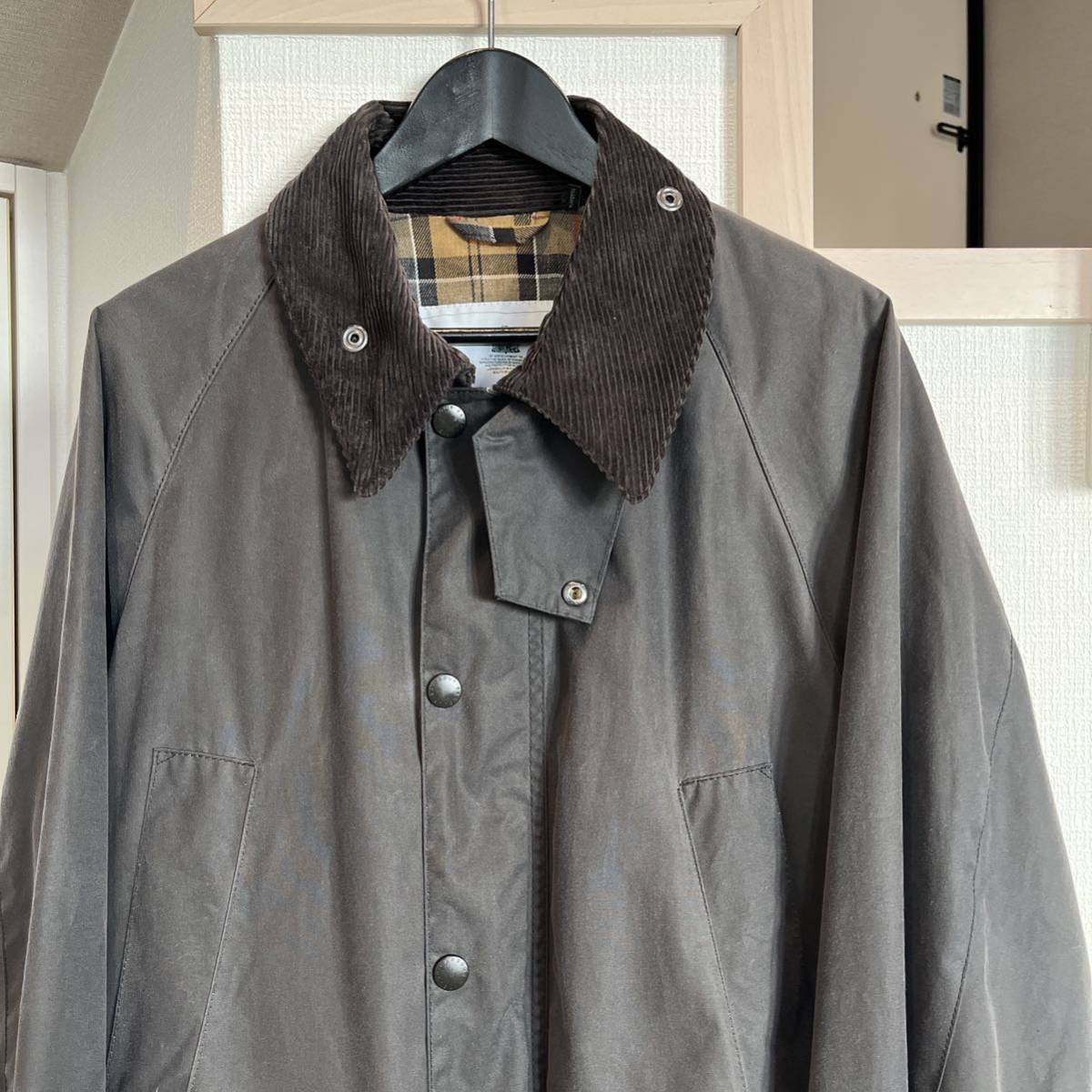 販売特別価格 Barbour OS WAX BEDALE グレー 40 バブアー ビデイル