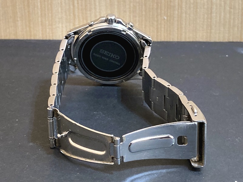 ☆〇　SEIKO(セイコー) 腕時計 SPIRIT(スピリット) 7B24-0AA0 メンズ 黒　ソーラー　腕時計　稼働確認済み　管HRAR_画像6
