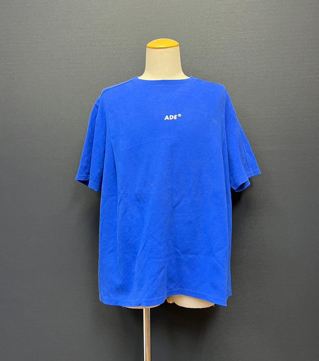 初回限定】 ブルー 3 size Tシャツ ショートスリーブ ロゴ アーダー