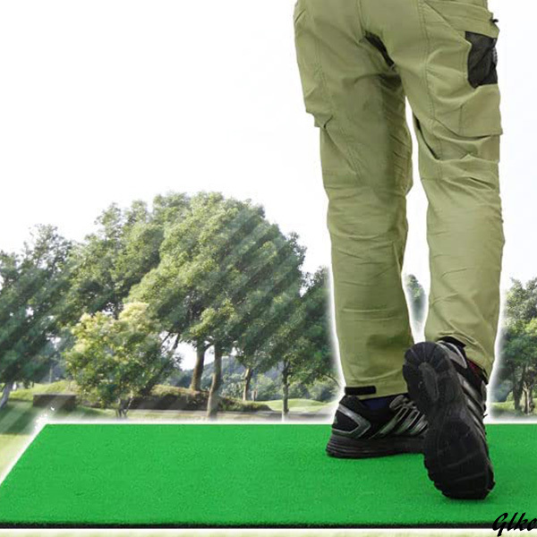 ゴルフマット 大型 ゴルフ 練習 マット 特大 素振り ドライバー スイング 人工芝 練習器具 ゴムマット SBR ゴルフティー