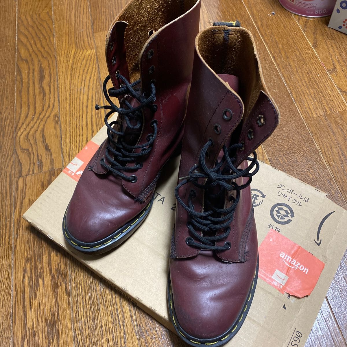 Dr Martens8ホール uk6 チェリーレッド 刻印あり Yahoo!フリマ（旧）-