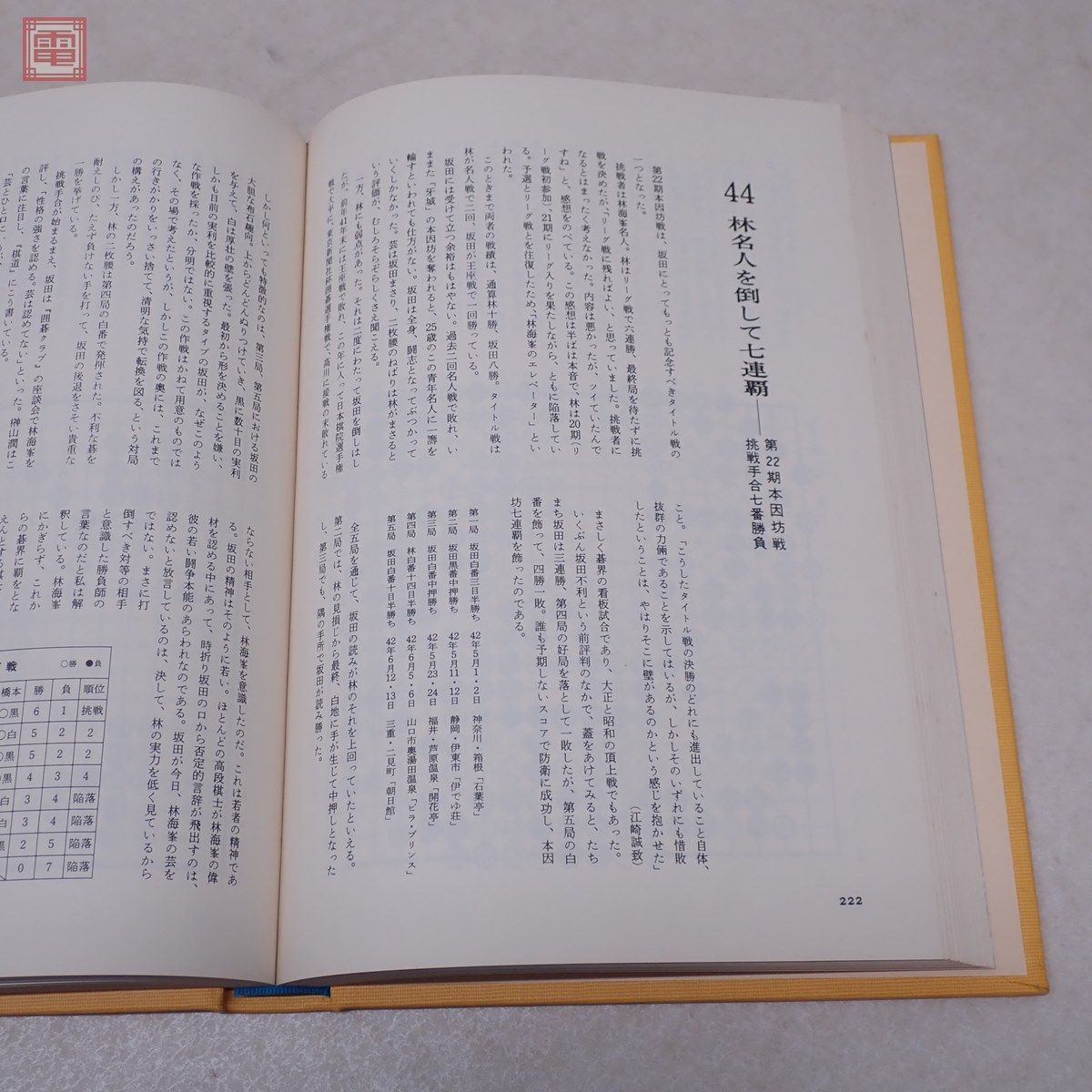 Yahoo!オークション - 炎の譜 坂田栄男 56タイトルの全記録 上 Yahoo!オークション - 炎の譜 坂田栄男 56タイトルの全記録 上