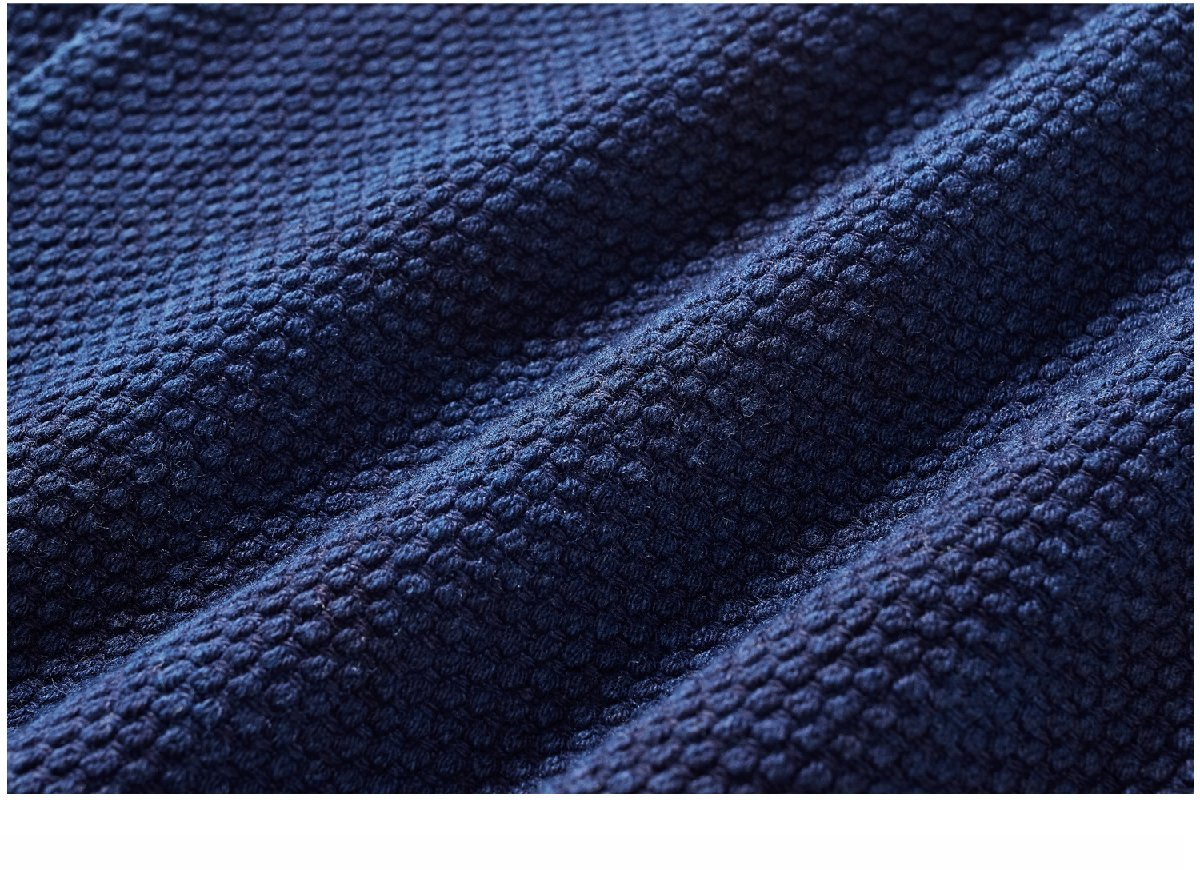 手作り 藍染め 刺し子 カバーオール 剣道着 21OZ 綿100% ワークジャケット ブレザー sashiko indigo 上品 インディゴ 2XL_画像7