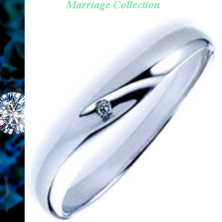 結婚指輪 マリッジリング 送料無料 Pt900 刻印無料 プラチナ900 ダイヤ入り