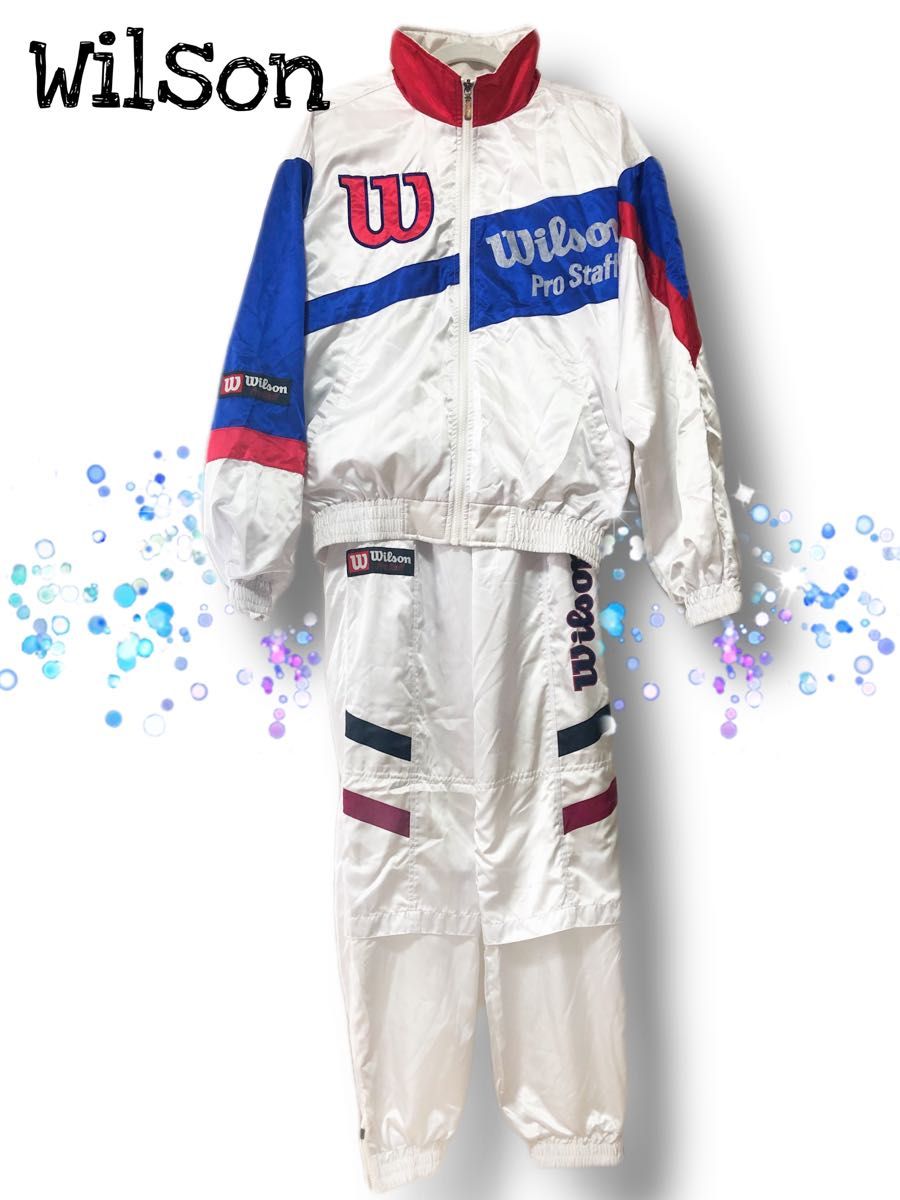 美品】Wilson ウィルソン トレーニングウェア ウインドブレーカー上下