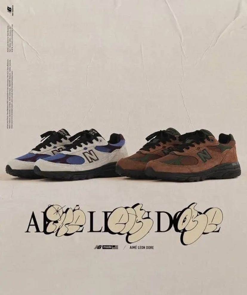 新品 new balance × AIME LEON DORE MR993ALL ニューバランス×エメレオンドレ 28cm_画像6