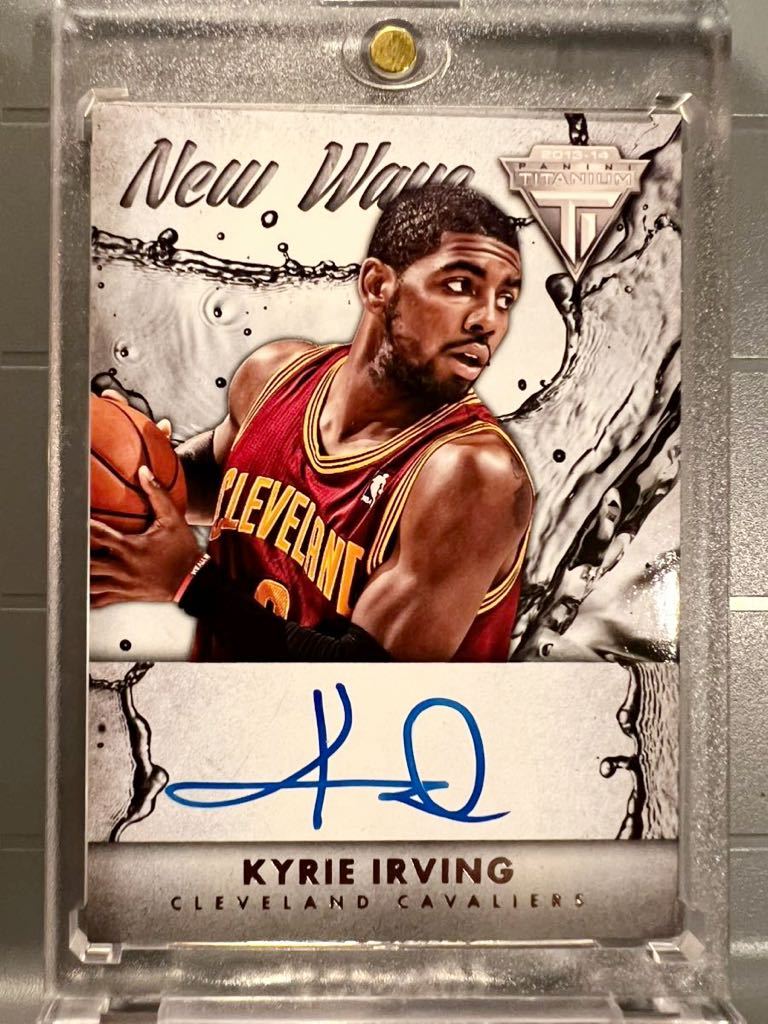 初期直書 Auto 13 Panini Kyrie Irving カイリー・アービング NBA 直筆 サイン バスケ Cavs キャブス ユニフォーム Nets ネッツAll-star_画像1