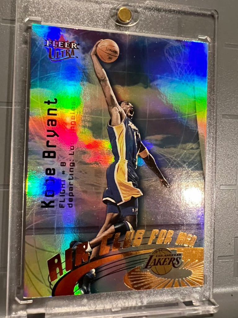 鬼レア Platinum 100枚限定 00 Fleer Ultra Air Club For Men Kobe Bryant コービー・ブライアント Lakers レイカーズ Panini バスケ_画像3