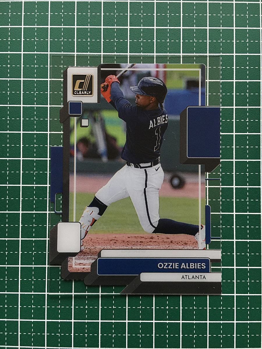 ★PANINI MLB 2022 CHRONICLES #38 OZZIE ALBIES［ATLANTA BRAVES］インサートカード「CLEARLY DONRUSS」★_画像1