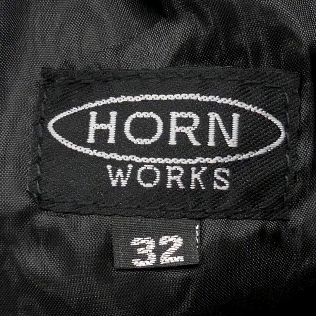 即決 HORN WORKS W32 レザーパンツ ホーンワークス メンズ 黒 ブラック