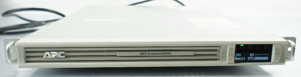 NEC Express5800 N8142-33 APC Smart-UPS NMM1200RMJ1U 1200VA LCD 100V 無停電電源装置 180サイズ F120704_画像1