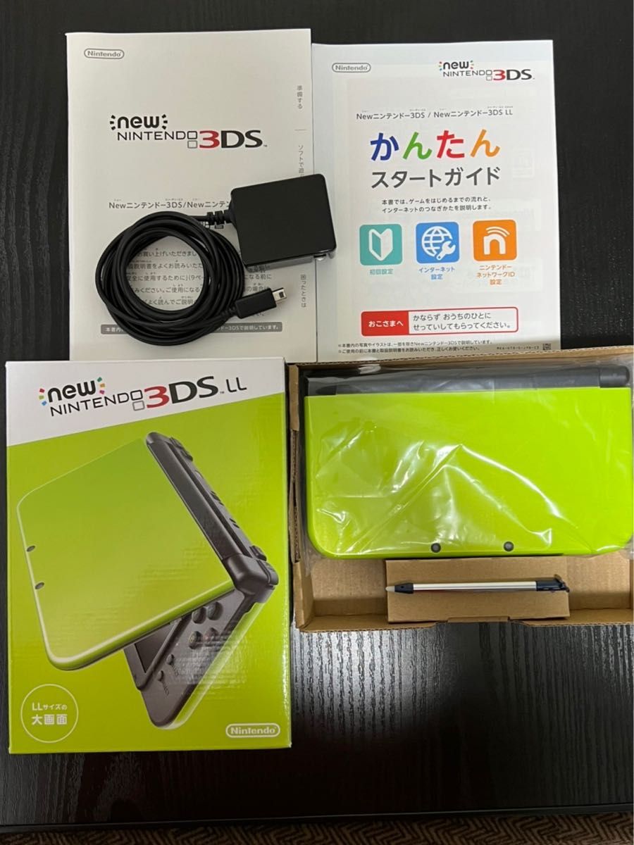 Newニンテンドー3DS LL 本体 充電器 3DS MicroSDの4G付き ...